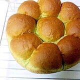 ☆HBで生地作り☆ほうれん草ミルクちぎりパン♪